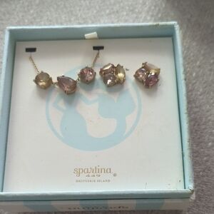 Spartina 449 Gold and Blush Earrings